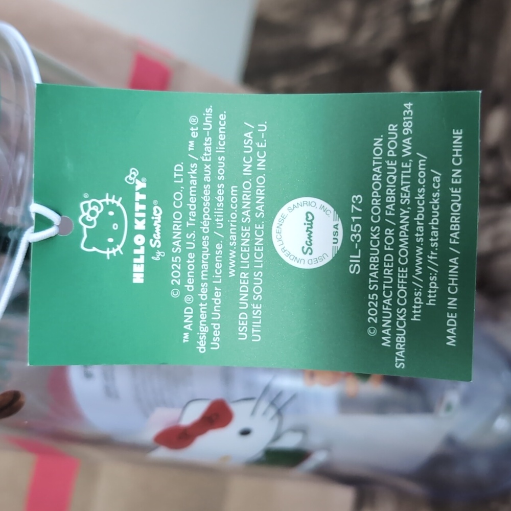 Viral 🎥 Limited Edition Starbucks x Hello Kitty Cold Cup Tumbler, 2025 - Picture 5 of 5